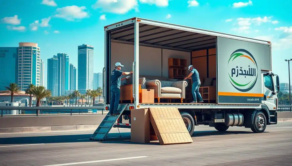 نقل عفش بالرياض — ترتيب التحميل وتغليف الأثاث