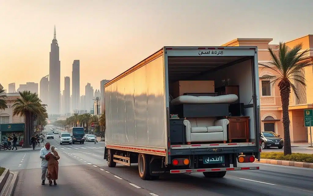 نقل اثاث بالرياض — تغليف وتعبئة الكراتين قبل التحميل